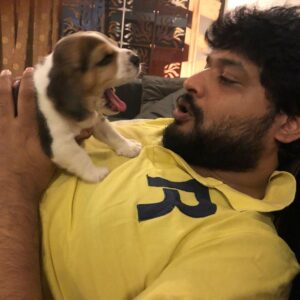 Archana Shastry Instagram - 🧚‍♂️ Our new entrant❤️u May call him  Bheemaa or Bheem 🧿. And I loved capturing these moments🥰.🧚‍♂️