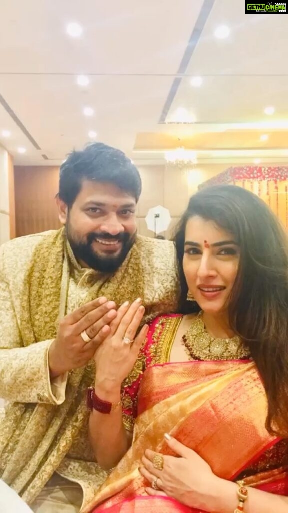 Archana Shastry Instagram - 3rd oct 2019 when we got engaged ❤️and when our new journey started 🧿...... moving into our glorious togetherness ❤️...... our journey goes on.......