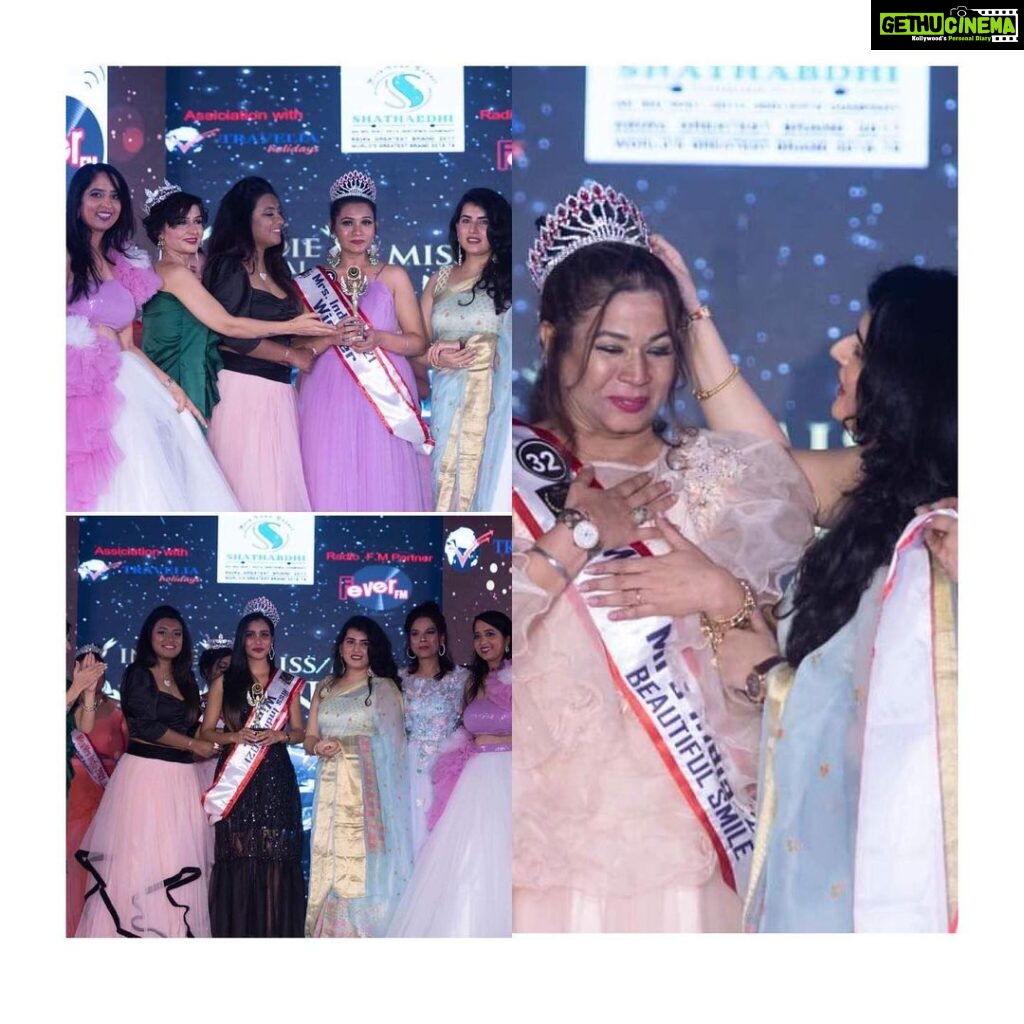 Archana Shastry Instagram - Crowning these lovely beautiful women of different age groups was very inspiring..... great going you women 👏🏻keep achieving 💐 @indieroyalqueen #archanashastry #archanajagadeesh