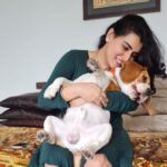 Archana Shastry Instagram - Bheema says- Momma I love u ........ but stop squishing me ..... and just leave me alone momma ......