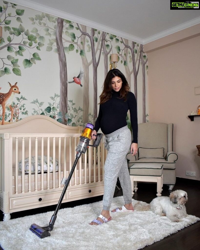 Archana Vijaya Instagram - Whether it’s my nursery or any other part of my home, I couldn’t do without my Dyson V12 slim detect, the perfect addition to create a cleaner, more hygienic home . 💯 After all cleanliness is next to Godliness . 😁😁😁