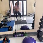 Archana Vijaya Instagram - Exercise to the rescue ! Yet again in my life ! 😊🙏🏼 In the last month, I have probably been through the worst experience in my life, and there were times when all I wanted was to remain in bed, and not move, wallow in my deep hole of grief and sadness, find comfort in the darkness that had enveloped me (yes there is a feeling like that too ! If you know you know ) . But, I mustered all of my will power and tried to move .. I was crying while walking around my colony, while I was working out, but it served as my release! One never really gets over losing a parent, you cannot, but finding your light and keeping yourself in a fairly good space requires work, each day I try and be positive, some days I fail, but some days I’m fine. Such is life isn’t it ?! They say Diwali is celebration of good over evil, light over darkness, so I wish we always keep trying to find the light wherever we may be in our journey of life. 😊 Have a blessed Diwali . ♥️🪔