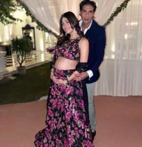 Archana Vijaya Instagram - Count your blessings 🧿♥️ #7monthsin