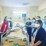 Archana Vijaya Instagram - My father came home, on his birthday, after a month in ICU, we nearly lost him, but he was brought back to life by the relentless effort of all the ICU nurses and doctors @theapollohospitals . I am forever in your debt . 🙏🏼 The road to recovery is going to be challenging to say the least, but as usual I’m hoping for the best . 🙏🏼 It’s been a life altering experience for me as well…. But more on that later……. 😊