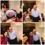 Archana Vijaya Instagram - There is nothing in this world more precious than your parents . Look after them and care for them, as best you can . 😊 Not my dad’s birthday yet, it is later this month, and I’d like to celebrate with him and see him happy, exactly like this . 💕💕💕