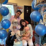 Archana Vijaya Instagram - Happiest birthday to the love of my life ! The man who makes everything better ! Thank you for being the most loving, kind and thoughtful boy . But, most importantly, thank you for keeping it real by being annoying as hell too sometimes ! 😜😂 And no matter what happens in our lives, I will always be grateful for what we created together- the greatest blessing of my life- our son. 😊 I love you. ♥️♥️♥️