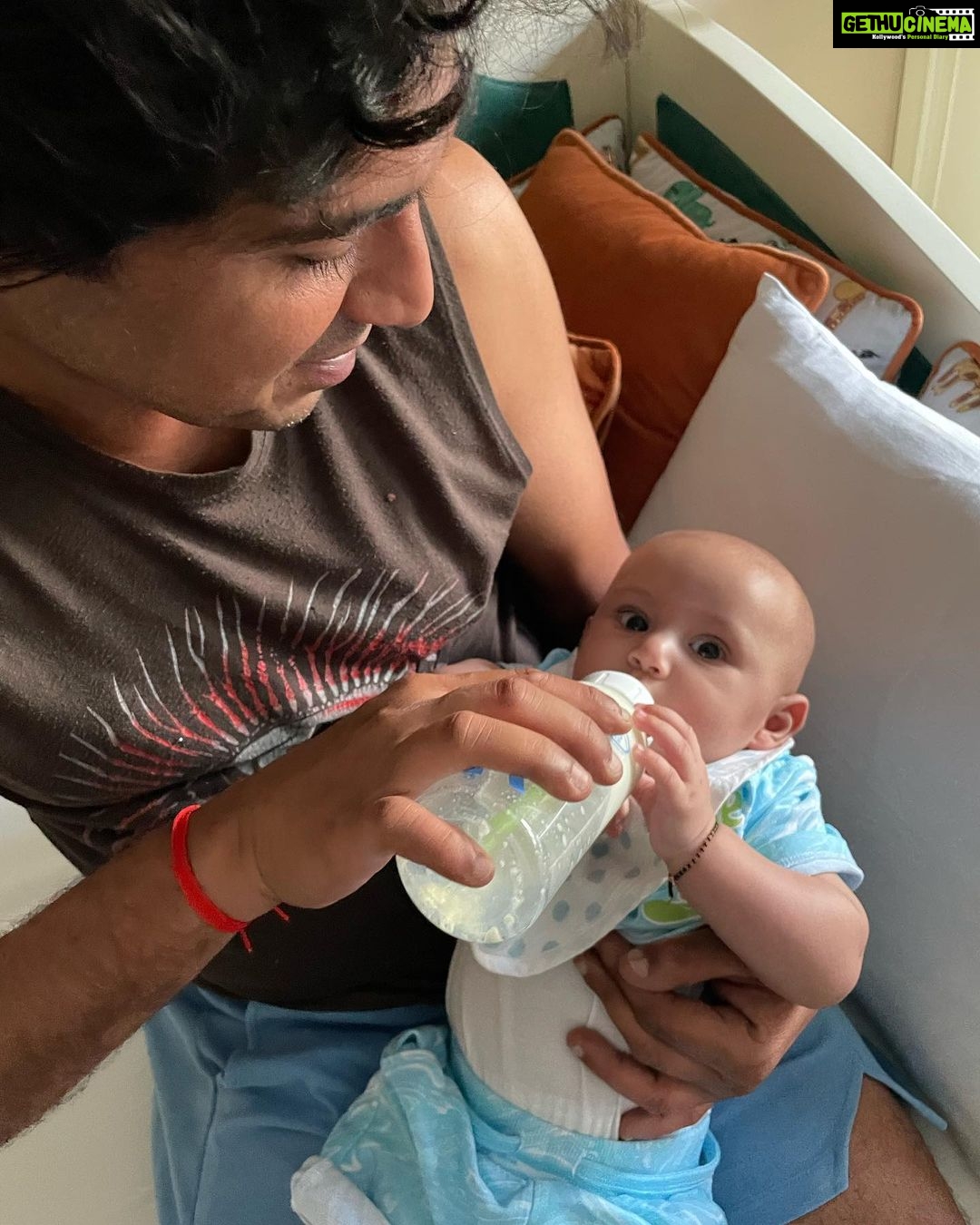 Archana Vijaya Instagram - Happiest birthday to the love of my life ! The man who makes everything better ! Thank you for being the most loving, kind and thoughtful boy . But, most importantly, thank you for keeping it real by being annoying as hell too sometimes ! 😜😂 And no matter what happens in our lives, I will always be grateful for what we created together- the greatest blessing of my life- our son. 😊 I love you. ♥️♥️♥️