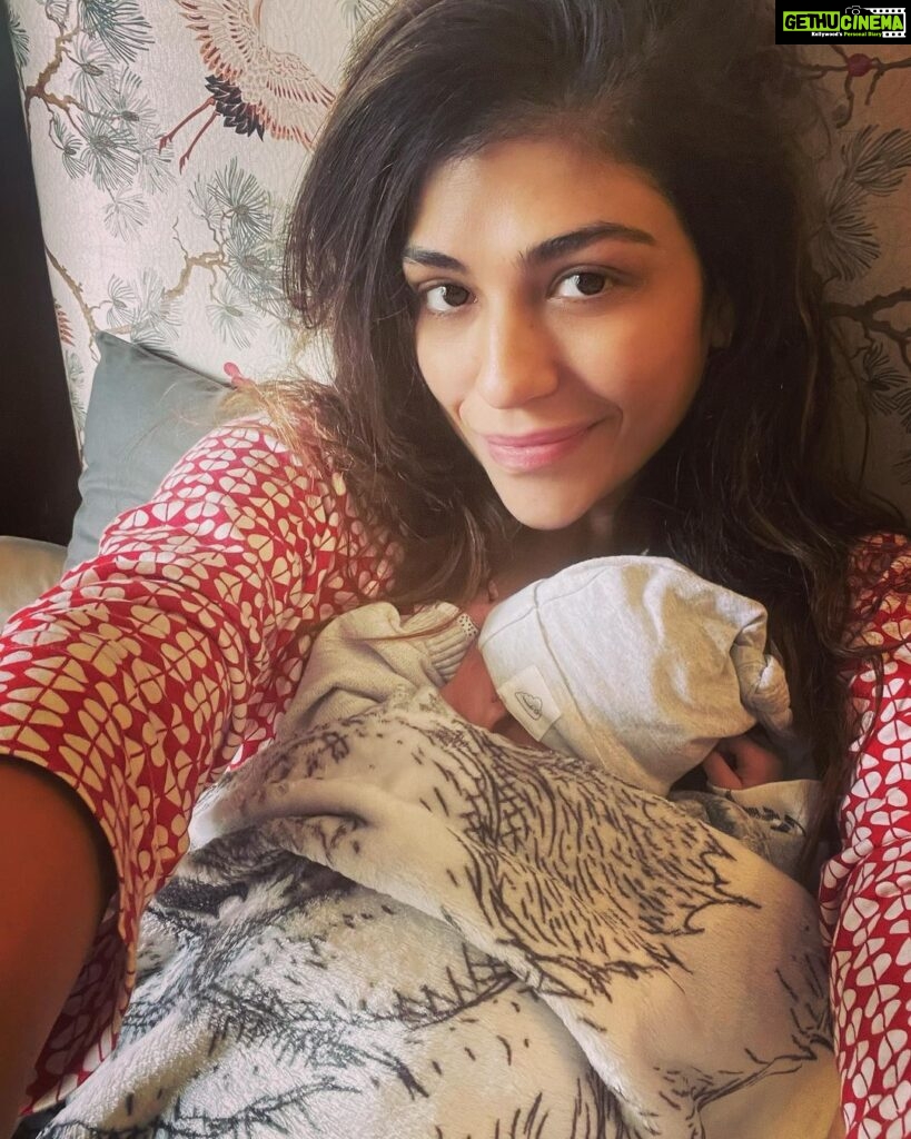 Archana Vijaya Instagram - Mom vibe ✅ Baby vibe ✅✅ #oneweekold