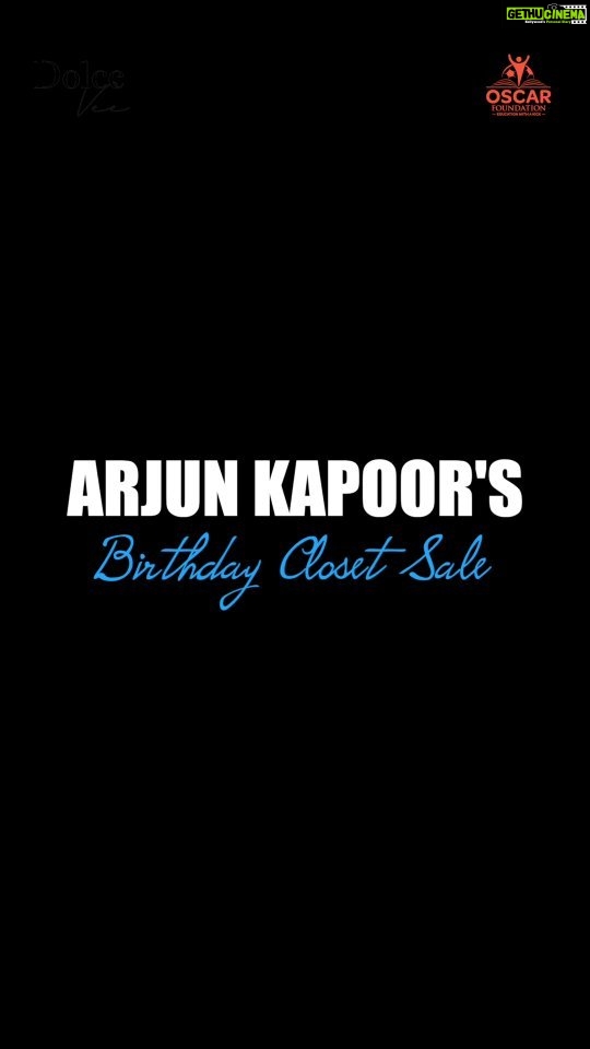 Arjun Kapoor Instagram - I'm celebrating my birthday this year with my third charity closet sale with @dolceveelove! I hope you enjoy these personal picks as much as I've enjoyed wearing them, and each of your purchases will help empower children through the transformative power of sport at @oscar_foundation ⚽🫶. This latest drop saves over 1.1 lakh litres of water and 279 kgs of carbon - so here's to the power of sharing 🍃 Shop now. Link in the bio. #AKBirthdayClosetSale
