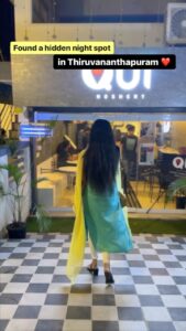 Arthana Binu Instagram - Found a beautiful, small , cute night cafe in Thiruvananthapuram 🤩. . . . . . . . #trivandrumdiaries #trivandrumeats #trivandrum #trivandrumnightlife #midnightcafe #zomato #swiggy #trivandrumvibes #quinoshery Qui Noshery tvm