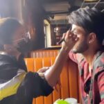 Arti Singh Instagram – Miss these shoots . Misss u kaptaaan ❤️ @nitishrana_official