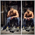 Arun Vijay Instagram - Get the ball rolling!!💪🏽💪🏽🤗❤️ #WarHorse den.. #workout #LuvAV