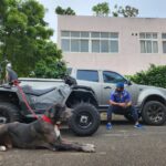 Arun Vijay Instagram - The man, the machine and his best friend!!❤️ 🧿🧿 #Beasts!! #Rino #Panther #Rudhra #LuvAV