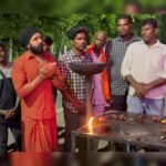 Arun Vijay Instagram - Om Namashivaya 🙏🏽 God bless everyone.. #spirituality #templetour #AV #thiruvannamalai #girivalam
