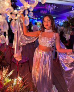 Ashi Singh Instagram - These pictures didn’t need editing. The og light was good enough. . Styled by: @styleitupbyaashna Outfit: @purvisethiacouture #ashisingh #styleitupbyaashna #silver #PhuketMarriage #DestinationWedding #PhuketWedding #PhuketDiaries #Thailanddiaries