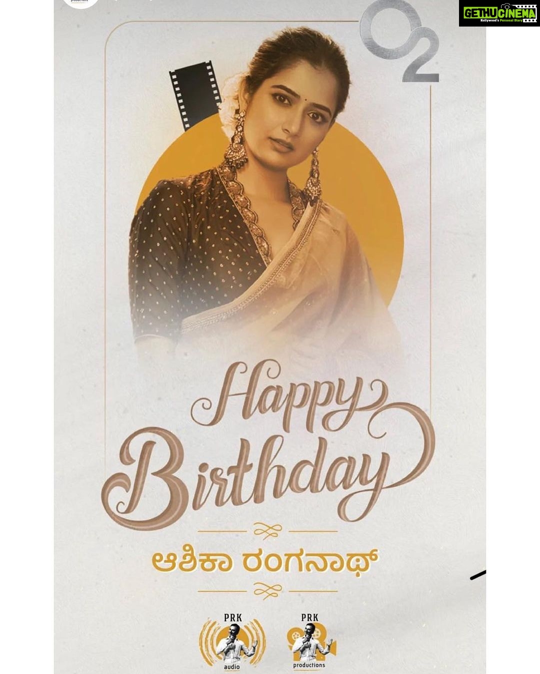 Ashika Ranganath Instagram - So grateful for the beautiful wishes from my movie teams 🤍 Here are the posters of my next releases! I'm super excited for #Gathavaibhava ♥️. As for #Avatarapurusha2, we are aiming for a September release if everything goes well. Also, expect the first look and teaser for #O2 soon! I'll keep you all updated about my 2nd Tamil movie. Thanks for the love and support ♥️.