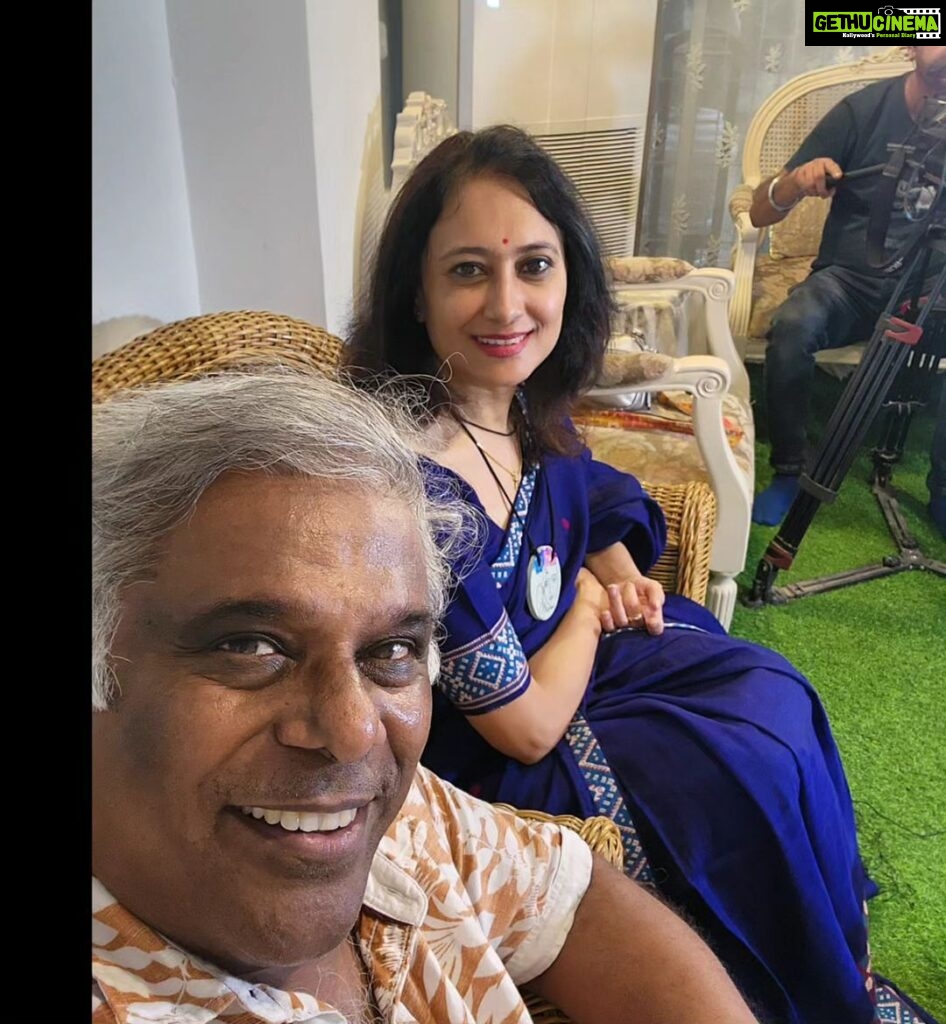 Ashish Vidyarthi Instagram - We chatted life, work and possibilities, during two very interesting interviews ... It's lovely chatting with bright minds.. @pratidintime @news_24_assamr Guwahati.city