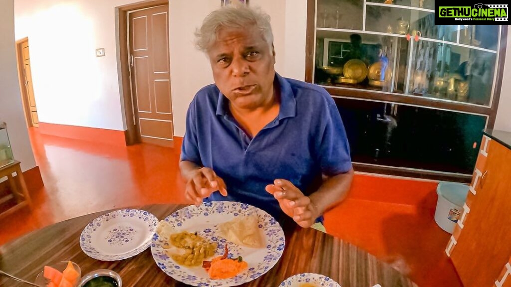 Ashish Vidyarthi Instagram - The Most Beautiful Malenadu Experience 🏡🌲 Watch full vlog on YouTube-Ashish Vidyarthi Actor Vlogs I am in the most enchanting part of Sakleshpur and I can't wait to show you this incredible place 😍 The day begins on an inspiring note as I meet a few journalists. After which, we head to our destination for today accompanied by a very special person, Putanna, all films, and web series shoot that takes place in this part of Sakleshpur are managed by him. But wait, there's more! This vlog has an exciting surprise in store for us! We arrive at Chinnu's place for an early breakfast and this place blows my mind away.🤯 'Cliff Hanger' is an extraordinary homestay nestled amidst the breathtaking landscapes of Sakleshpur, Karnataka. The beauty of this place will leave you awestruck. Here, we are warmly welcomed by Shrestha, Atish, and their entire family, who are the heart and soul of this haven. We share not only scrumptious authentic Malenadu cuisine but also heartfelt conversations that make the experience truly memorable. Let us give you a tour of this incredible homestay and the authentic Malenadu Experience that we enjoyed here! Come meet this lovely family as they offer you an experience to remember. Prepare to be swept away by the magic of Incredible India, right here in Sakleshpur. Alshukran, Shrestha, Atish, and your lovely family, for gracing us with your warmth and love. Grateful & blessed.🙏🏻❤ Alshukran Bandhu, Alshukran Zindagi. #homestay #switzerland #sakleshpur #karnataka #idli #chutney #food #forest #actorslife #cliffhanger #indianfood #southindia #love #friendship #bts #film Donigal