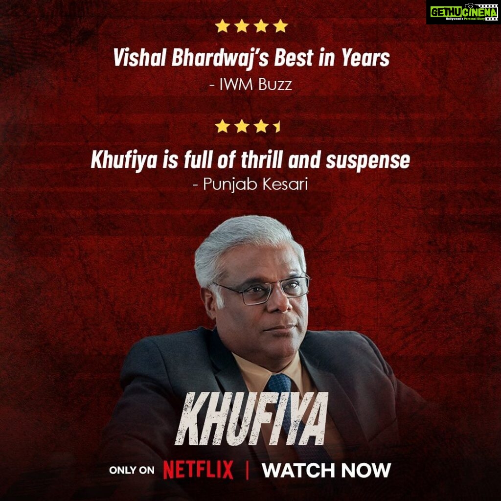 Ashish Vidyarthi Instagram - I can't find the words to express how deeply touched and grateful I am for the overwhelming love and warmth you've showered upon "Khufiya," a film that holds a special place in my heart as I had the privilege of acting in it, under the direction of my dear friend Vishal Bhardwaj. Your incredible support, your heartwarming reviews, and the genuine affection you've shown us have filled our hearts with boundless joy. It's a testament to the immense effort and passion poured into every frame of this film. Your love is not just encouraging; it's a gentle reminder of why we do what we do. Thank you for being an integral part of this beautiful journey. Thankful, Grateful and Blessed🙏🏾🤗 #KhufiyaOnNetflix @vishalrbhardwaj @tabutiful @alifazal9 @wamiqagabbi @badhon__hq #AmarBhushan @kafkafka24 @farhadcine @teepeedom @sreekarprasa @currypuccasharma @rekha_bhardwaj @abhaydattsharma @vbfilmsofficial @beautybyradhika @radhikadhas
