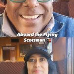 Ashish Vidyarthi Instagram - Train Journey... on the Flying Scotsman 🚂 #fpz #travel #AshishVidyarthi #RupaliBarua #UmeshKanojiya #JaiprakashMaurya #scotland #explore #life #journey #trainjourney #train #scotlandexplore #couple #youtube #Vlog Scotland
