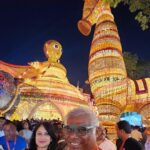 Ashish Vidyarthi Instagram - Pandal hopping… Wishing you Shubho Pujo.#insta #instapic #instagood #instadaily #instafestival #instafeelgood #instagram #instamood #puja #love #festival season #ashishrupali Suruchi Sangha