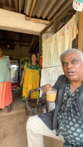 Ashish Vidyarthi Instagram - Lost in the flavors of Sri Lanka 🍃☕ This tiny tea shop near Pidurangala Rock stole my heart. 🏞️✨ Unforgettable flavors, breathtaking views, and unforgettable memories. 🇱🇰✨ 

#TeaTimeWithAView #SriLankaAdventures #PidurangalaRock #SriLankanSips #TeaTimeBliss #PidurangalaAdventures #reelitfeelit #sosrilanka #visitsrilanka #tea #chai #ceylon #travel #srilanka #reelitfeelit #reelkarofeelkaro #reelsinstagram #actorslife #love #AshishVidyarthi