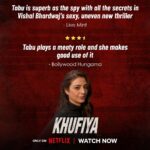 Ashish Vidyarthi Instagram - I can't find the words to express how deeply touched and grateful I am for the overwhelming love and warmth you've showered upon "Khufiya," a film that holds a special place in my heart as I had the privilege of acting in it, under the direction of my dear friend Vishal Bhardwaj. Your incredible support, your heartwarming reviews, and the genuine affection you've shown us have filled our hearts with boundless joy. It's a testament to the immense effort and passion poured into every frame of this film. Your love is not just encouraging; it's a gentle reminder of why we do what we do. Thank you for being an integral part of this beautiful journey. Thankful, Grateful and Blessed🙏🏾🤗 #KhufiyaOnNetflix @vishalrbhardwaj @tabutiful @alifazal9 @wamiqagabbi @badhon__hq #AmarBhushan @kafkafka24 @farhadcine @teepeedom @sreekarprasa @currypuccasharma @rekha_bhardwaj @abhaydattsharma @vbfilmsofficial @beautybyradhika @radhikadhas