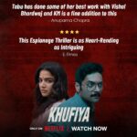 Ashish Vidyarthi Instagram - I can't find the words to express how deeply touched and grateful I am for the overwhelming love and warmth you've showered upon "Khufiya," a film that holds a special place in my heart as I had the privilege of acting in it, under the direction of my dear friend Vishal Bhardwaj. Your incredible support, your heartwarming reviews, and the genuine affection you've shown us have filled our hearts with boundless joy. It's a testament to the immense effort and passion poured into every frame of this film. Your love is not just encouraging; it's a gentle reminder of why we do what we do. Thank you for being an integral part of this beautiful journey. Thankful, Grateful and Blessed🙏🏾🤗 #KhufiyaOnNetflix @vishalrbhardwaj @tabutiful @alifazal9 @wamiqagabbi @badhon__hq #AmarBhushan @kafkafka24 @farhadcine @teepeedom @sreekarprasa @currypuccasharma @rekha_bhardwaj @abhaydattsharma @vbfilmsofficial @beautybyradhika @radhikadhas