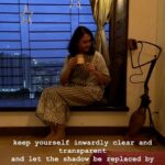 Ashish Vidyarthi Instagram - When you filter your thoughts and feelings too much, make sure the debris get washed away or else it will remain in your system only to be a shadow in your life... keep yourself inwardly clear and transparent and let the shadow be replaced by light !!! -Rupali Barua #reelitfeelit #reelsinstagram #reelkarofeelkaro #mood #evenings #mumbai #mumbairains #night #love #dosti #light #hope #rupali #mumbaidiaries #thoughts #rupalibarua Mumbai, Maharashtra