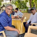 Ashish Vidyarthi Instagram - Each one of us is the product of the teachers who have moulded us. Coach Paradkar is somebody who has sculpted many cricketers... I had the privilege of meeting him while preparing for my role in “Kaun Pravin Tambe?” Naman to each of my teachers who have contributed to my journey... Naman to Coach Vidyadhar Paradkar, the legacy you have created shall continue to inspire millions and live on forever 🙏🏾