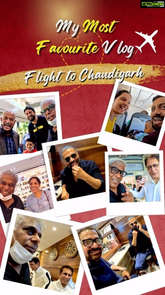 Ashish Vidyarthi Instagram - An unfortunate delay of flight turned out to be a boon for me. Itne saare Subscribers mile, Kuch Anjaan Dost mile aur Kuch Purane Yaar Mile ❤🙏🏾 Iss amazing vlog ko aap dekh sakte hain mere YouTube channel pe - Ashish Vidyarthi Actor Vlogs #love #people #mumbai #chandigarh #reelitfeelit #reelkarofeelkaro #happiness #grateful #flight #airport #friends #friendship #gopro #travel #explore #goproindia #india #AbbasMustan #sunielshetty #aneesbazmee #AshishVidyarthi Mumbai, Maharashtra