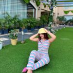 Ashnoor Kaur Instagram - Lil’ dose of happiness🎀🤍🍬 . . . . . Wearing @howwhenwearclothing
