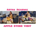 Astha Agarwal Instagram - Apple store visit youtube vlog .. thankyou for this great response ✨️💯 Link in bio & youtube story highlights Apple BKC