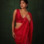 Avantika Mishra Instagram - For #Athidhi Promotions 🫶🏻 Styling @priyankaarik Photography @pranav.foto Saree @_deepthee_ Jewellery @arikatelier Makeup @sanjumakeupartistry Hair @aishu_makeup_hairstyle