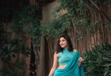 Avantika Mishra Instagram - It was a beautiful bright day, and a sky so blue you could drown in it. 💙 Wearing @knotweddinghouse Jewellery @arikatelier Shot by @ms_fotography_official