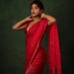 Avantika Mishra Instagram - For #Athidhi Promotions 🫶🏻 Styling @priyankaarik Photography @pranav.foto Saree @_deepthee_ Jewellery @arikatelier Makeup @sanjumakeupartistry Hair @aishu_makeup_hairstyle