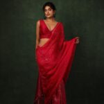 Avantika Mishra Instagram - For #Athidhi Promotions 🫶🏻 Styling @priyankaarik Photography @pranav.foto Saree @_deepthee_ Jewellery @arikatelier Makeup @sanjumakeupartistry Hair @aishu_makeup_hairstyle