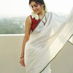 Avantika Mishra Instagram - 🤍🍚🌸 . . Shot and styled by my Malayali duo @dxgphotographer @keerthysampath 🤗 Saree and jewellery by @avyaali Makeup by @luxefacebyanitha Hair by @makeupbyshyamala #Onam2023
