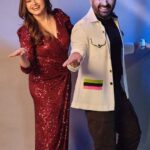 Bhagyashree Instagram - Dil Deewana...... had a riot shooting for this one. #kapilsharmashow #bts #funshoot #kapilsharma #memories #mpk