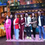 Bhagyashree Instagram - Sapna & Suman ! What a fun time we had on set! @krushna30 @archanapuransingh @kapilsharma #kapilsharmashow #kapilsharma #onset #funtimes