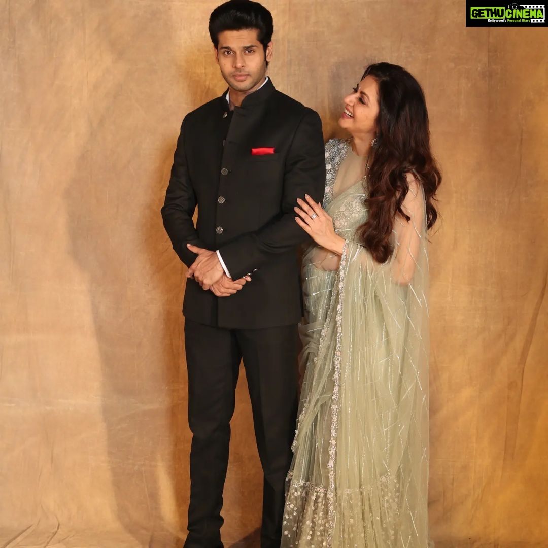 Bhagyashree Instagram - Happy Birthday Son ! You are a blessing in my life, the meaning to my existance... from a baby in my arms to the handsome man standing beside me...I value and hold close countless memories that will tide me through when I turn over the horizon. May the Lord God bless you with strength, wisdom and abandance. May you always have gratitude towards all that you have and all that you are about to recieve. May the universe engulf its arms and welcome you with love. Love you. @abhimanyud #myson #happybirthday #proudmom