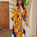 Bhagyashree Instagram – Mango bite !

Stylist – @roshni0819
Outfit – @stylejunkiie
Hair – @farahkadkotra_hairmakeup