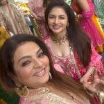 Bhagyashree Instagram – Happy birthday B. 
My fit & fabulous buddy have the best year filled with love , laughter and dreams fulfilled 🎂🥂🎉❤️ #birthdaygirl #love