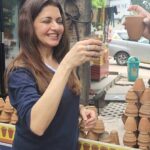 Bhagyashree Instagram - Tandoori Chai ! A novelty in Udaipur. Adrak waali chai brought nicely to a boil and then dipped into a kullad... taken straight out of the tandoor.. to infuse the aroma of the baked mitti....a flavor with a twist ! Chai lovers.... Taste karke toh dekho ! #udaipur #tandoorichai #chai #teatales #traveldiaries #travel #experience #traveltalesbyb Udaipur, Rajasthan