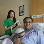 Bhagyashree Instagram - Hubby is backn smiling! Keyhole surgery for the shoulder rotator cuff muscle explained. It was a 3cm tear that needed to be stitched back. The rotator cuff is responsible for the movement of your arm.. the only joint that gives you a 360° rotation. When the tendons n muscle holding that get torn, the blood getting supplied to the arm reduces and the arm can loose complete movement Dr.Gautam Tawari from @nanavatihospital explains what had to be done. Thank you to CEO Mangla Dembi for changing the structure, approach and service of Nanavati Max Hospital..Complete clarity to the patient on all procedures, excellent doctors & post op care. #surgery #operation #patientcare #hospital @nanavatihospital Nanavati Max Super Speciality Hospital