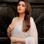 Bhagyashree Instagram - Silver linings ! Saree: @chaashni.couture Jewellery: @azotiique Stylist: @stylebysaachivj Team: @styledbynikinagda @sanzimehta777 Photographer: @anujjoshiproductions #saree #sari #shinebright #bebeautiful #sareelove #lovethelook #dressedup #shimmernshime #beyourownkindofbeautiful