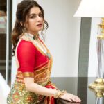 Bhagyashree Instagram - I don’t worry ! Don't waste energy trying to change opinions....do your thing, & don’t care if they like it.” #beyourownkindofbeautiful #saree #sari #sareelove #traditional #lovethelook #dressedup #shimmernshime #bebeautiful #gharchola HMU @nishthabhandari PICS @pinkiemakhijani JEWELLRY @roopavohrafinejewellery