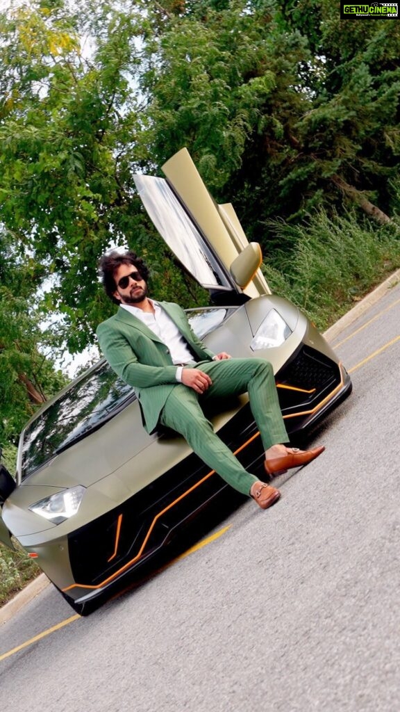 Bharath Instagram - “Fashions fade, style is eternal.” – Yves Saint Laurent @bharath_niwas @keepitmovinfilms @rosexcrown #Bharath #FashionShoot #Model #Lambo #Lamborghini #KIMFilms #RosexCrown #KeepItMovinFilms Toronto, Ontario