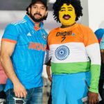 Bharath Instagram - About yesterday !! Thala Dhoni Saravanan !! @cricsuperfan .. #superfan #thala #dhoni #asiacup2023 Pallekele International Cricket Stadium