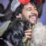 Bharath Instagram – Puppies  @twistytailsrestaurant 🐶, Me 😎 and the Portraits master @karthiksportrait !! #throwback #dogs #loveforpets #instagram #shoot